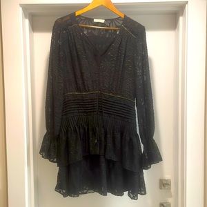 NWT Ramy Brook black "Wells Dress"